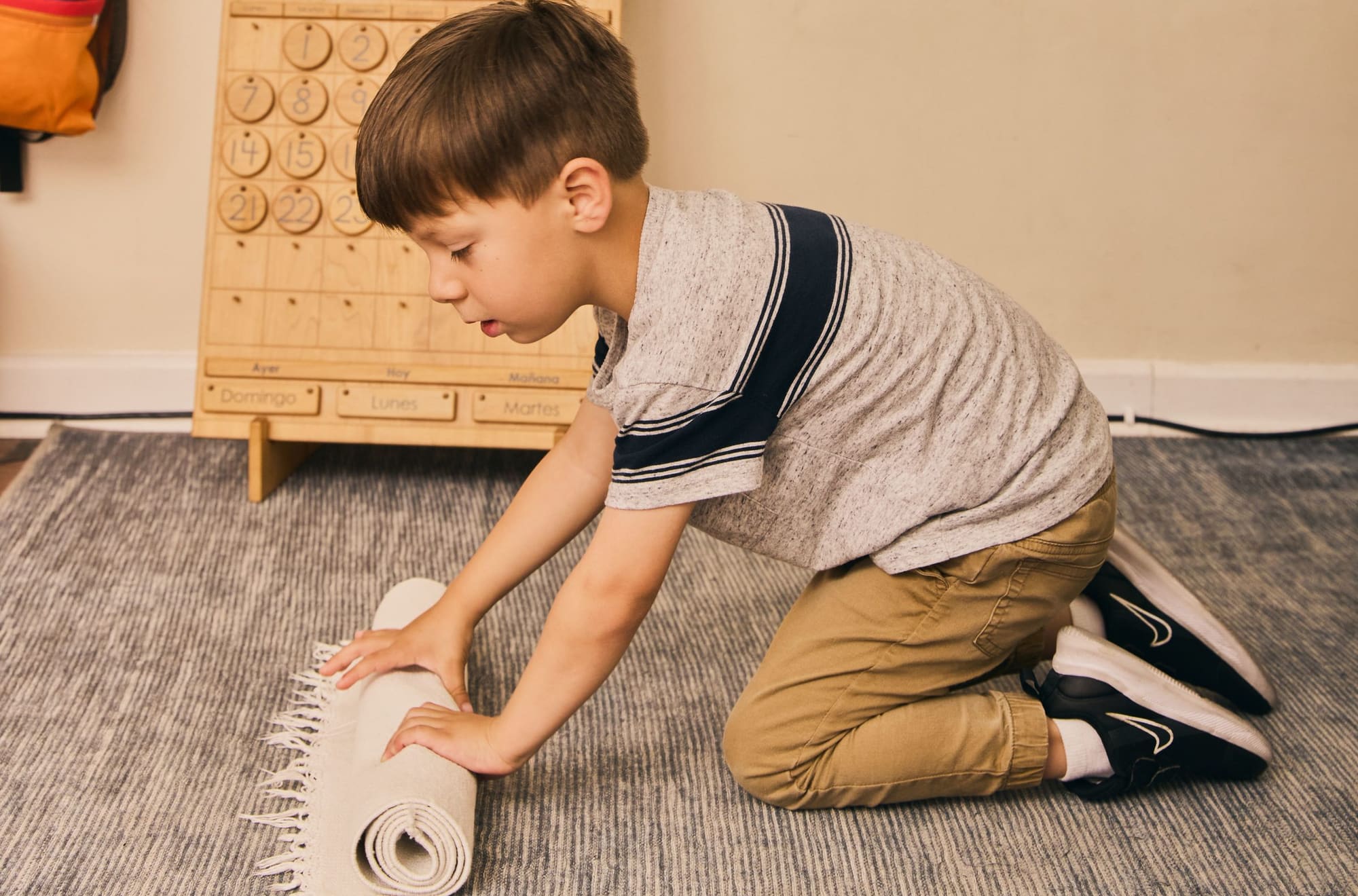 A child in our FS2 room
